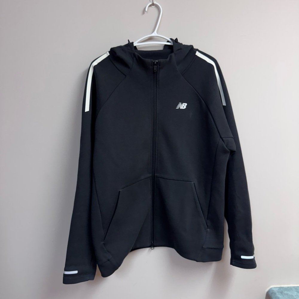 New Balance Black Zip-Up Hoodie
